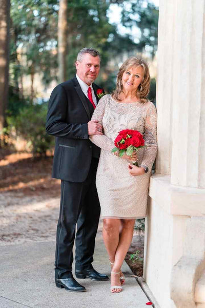 mature wedding dresses for brides over 50